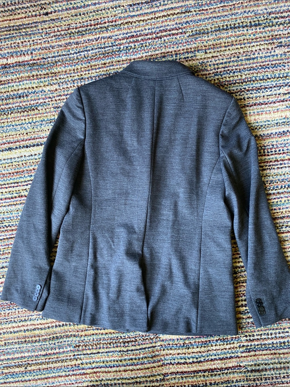 Ann Taylor Charcoal Gray Wool/Poly Blazer - Picture 11 of 12